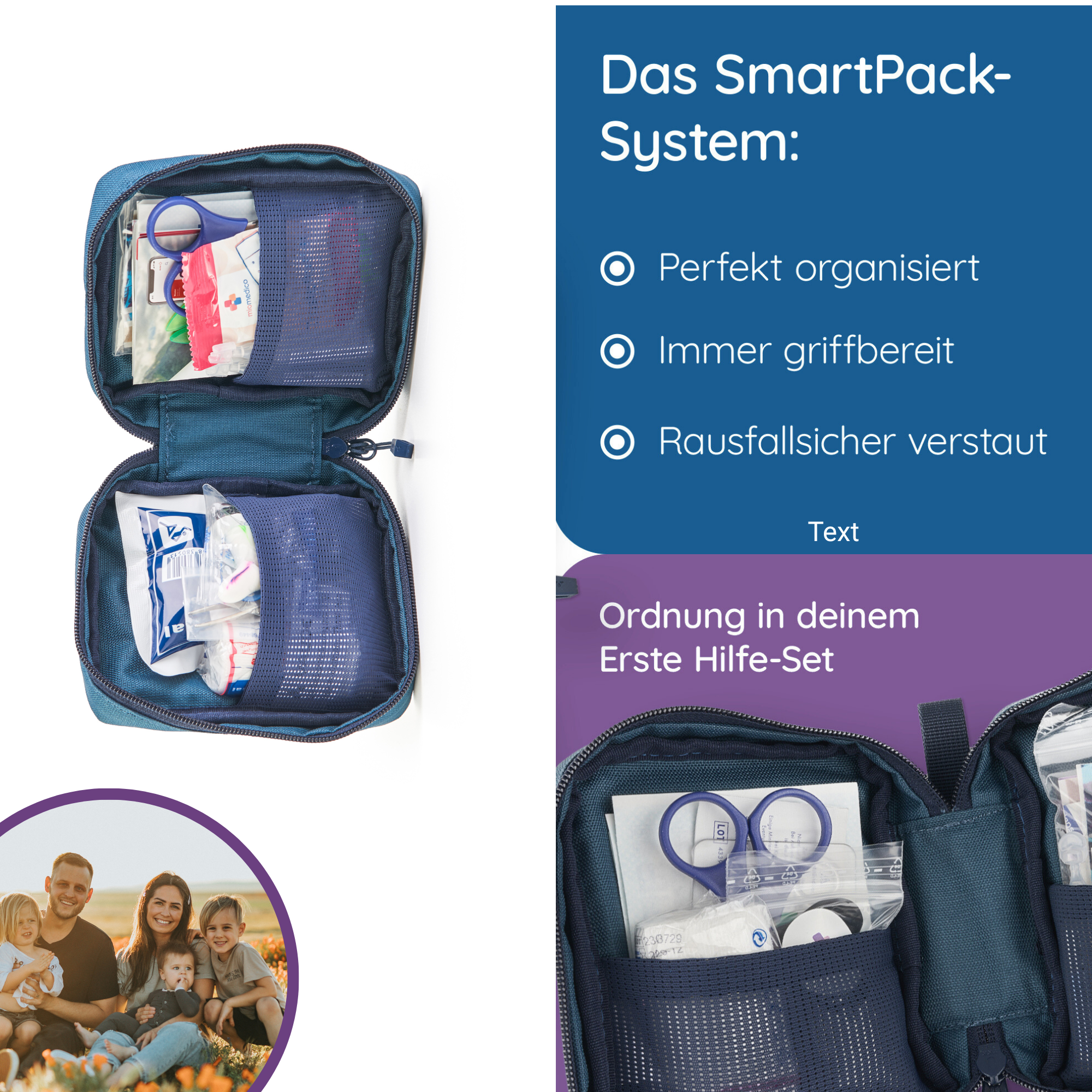 "Erste-Hilfe-Set Familie" 3-5 Personen von 0-99 Jahre