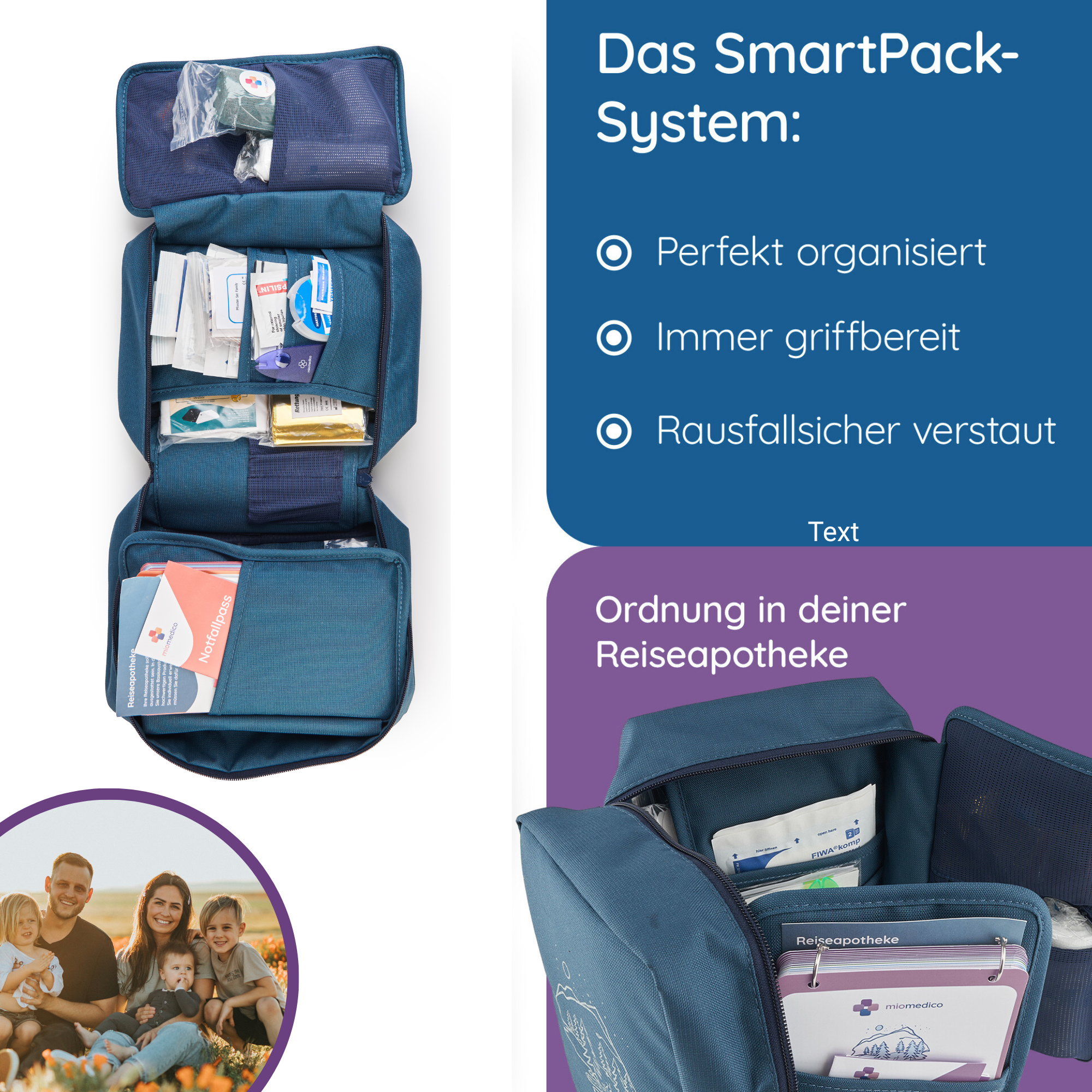 Haus- und Reiseapotheke Familie