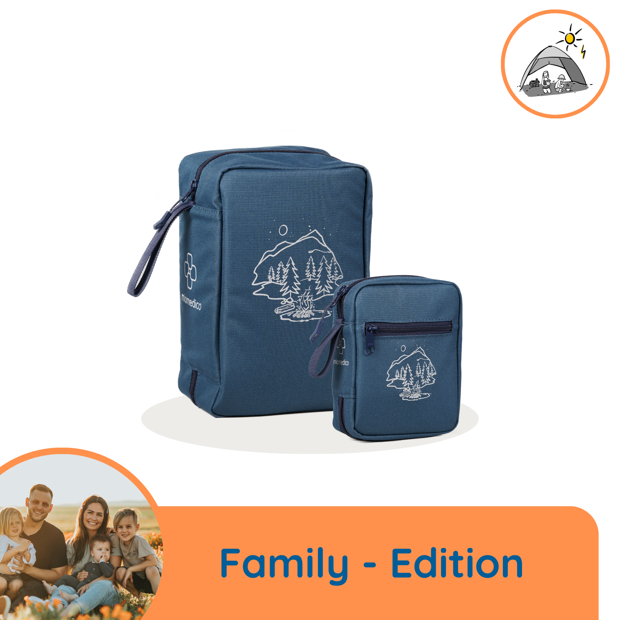 Bundle: Haus- und Reiseapotheke + Erste-Hilfe-Set Family Edition