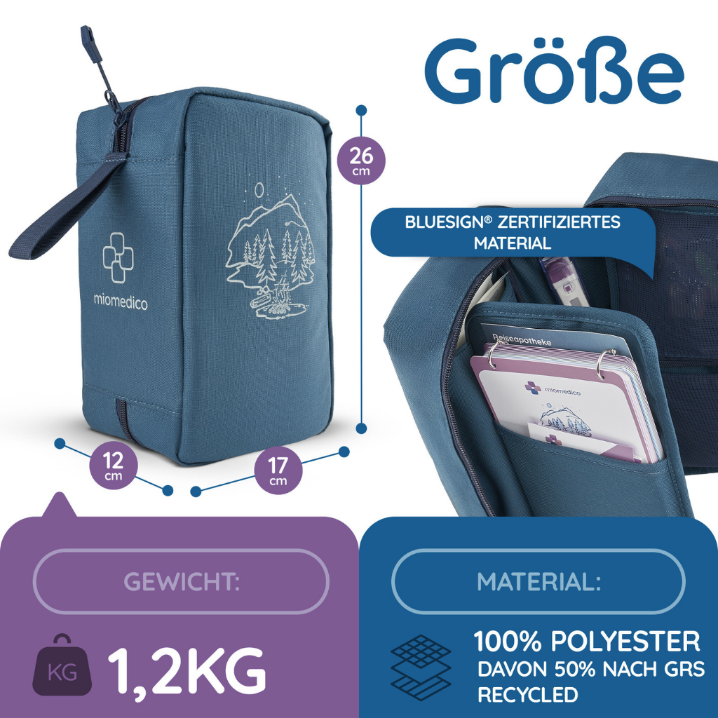 "Reiseapotheke Familie" für bis 3-5 Personen von 0-99 Jahre