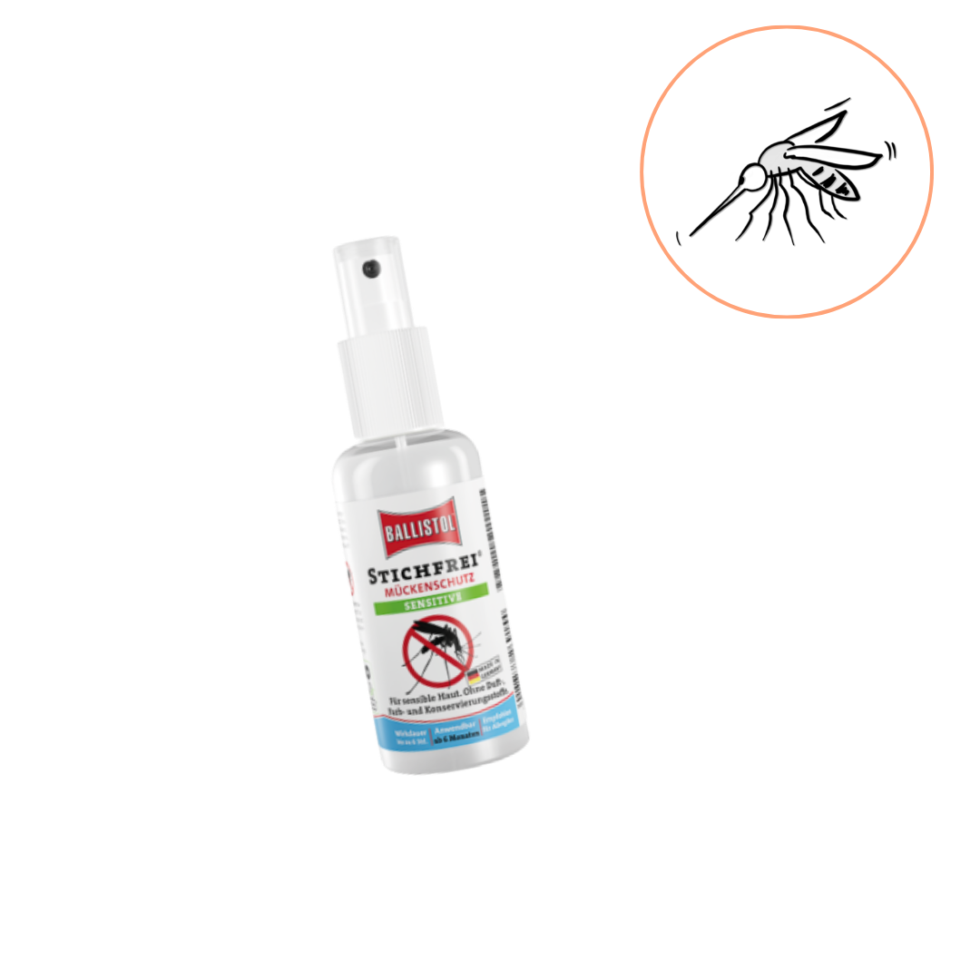 Ballistol Stichfrei Mückenschutz Sensitive 100 ml Pumpspray für Allergiker