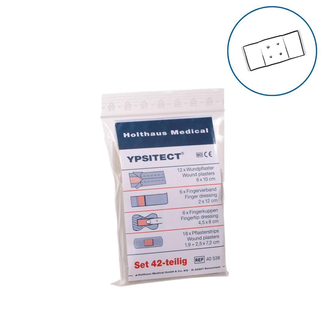 Hotlhaus Medical 42 Teiliges Pflasterset