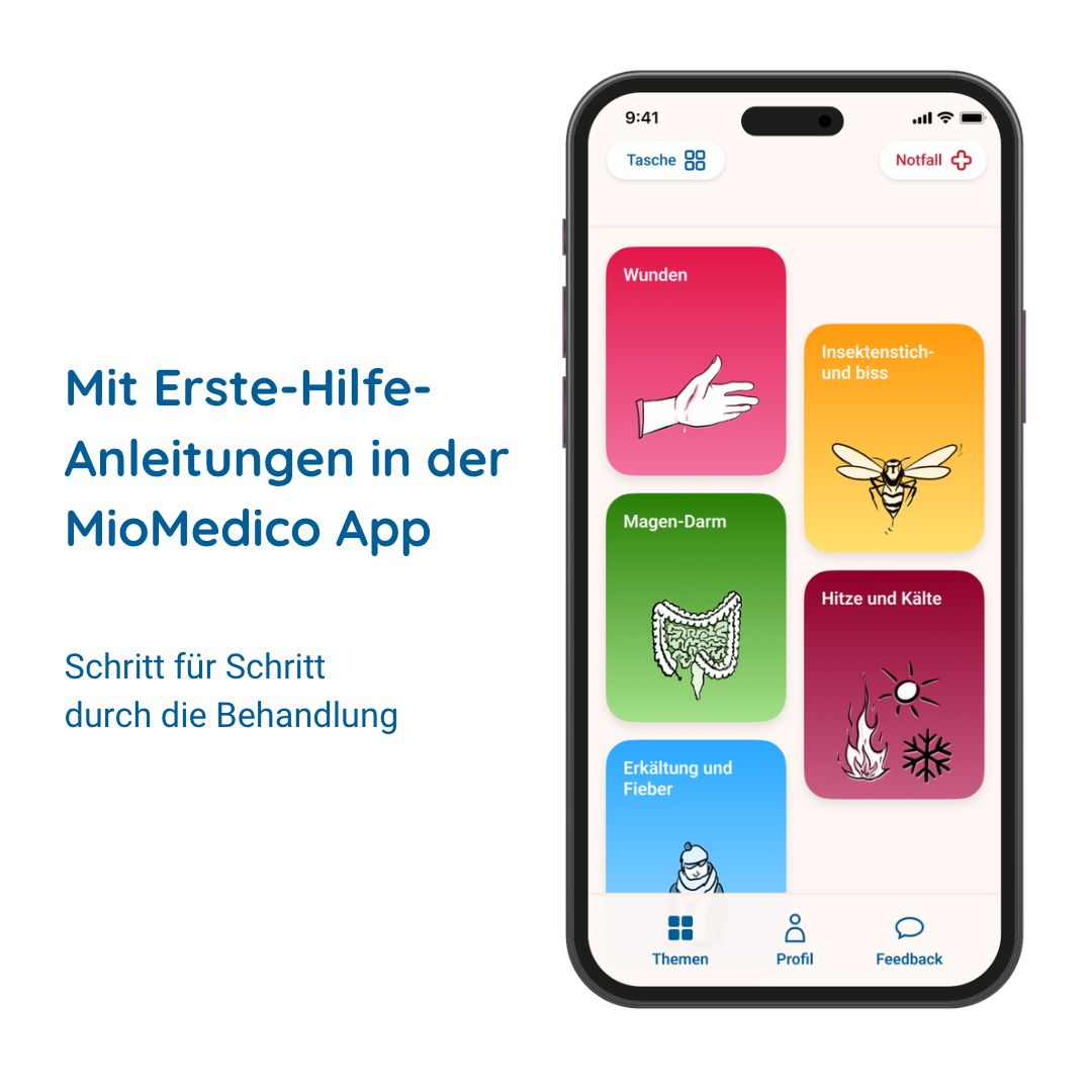 Erste-Hilfe-Set für Familien+ heat it® Stichheiler