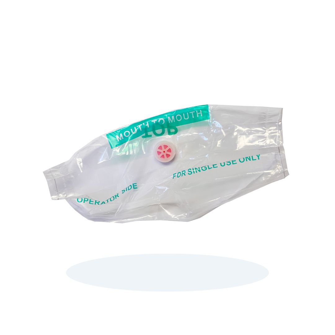 Schützende Gesichtsmaske für Wiederbelebungsmaßnahmen