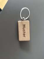 Anhänger aus Holz - Muster individuelle Gravur