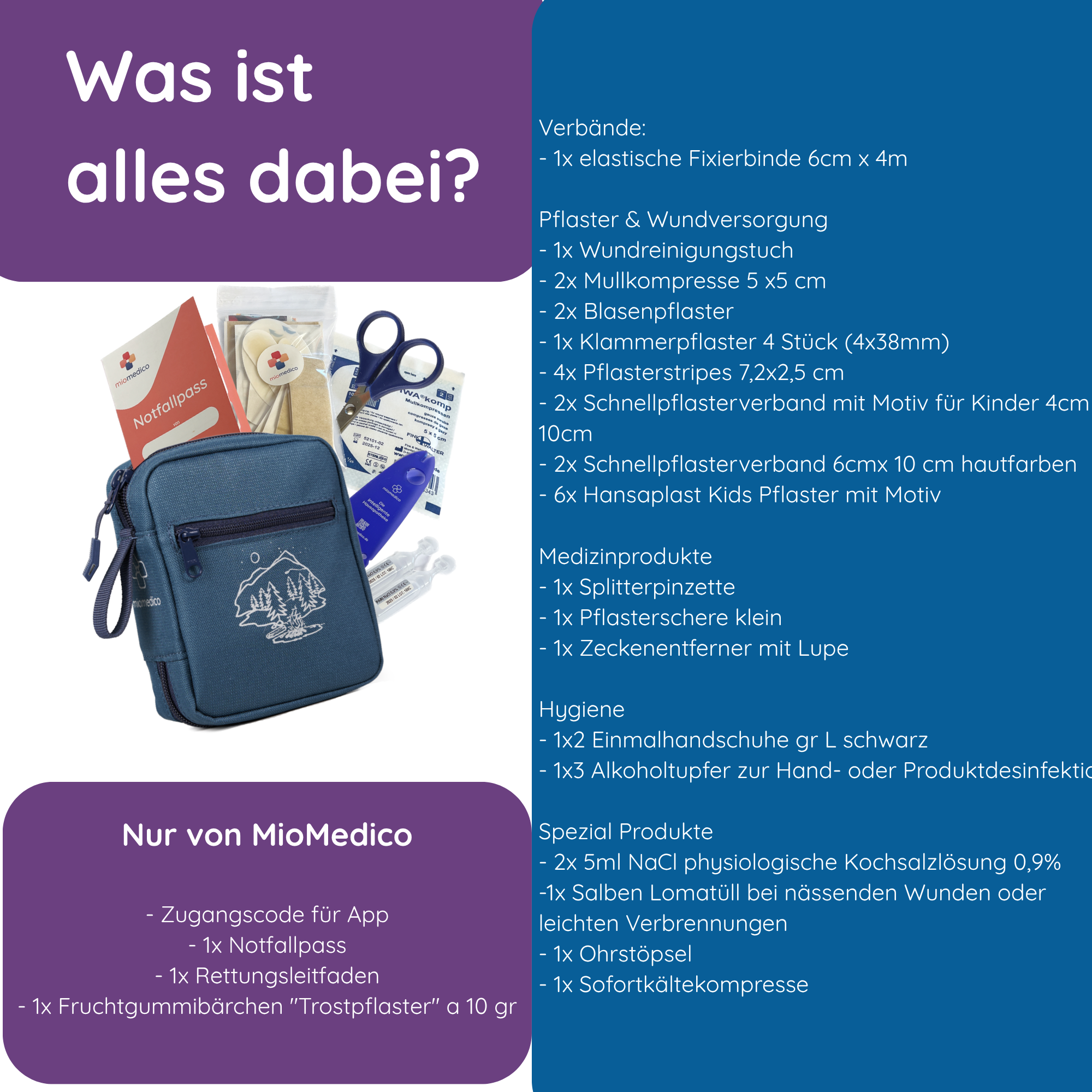 Erste-Hilfe-Set Familie