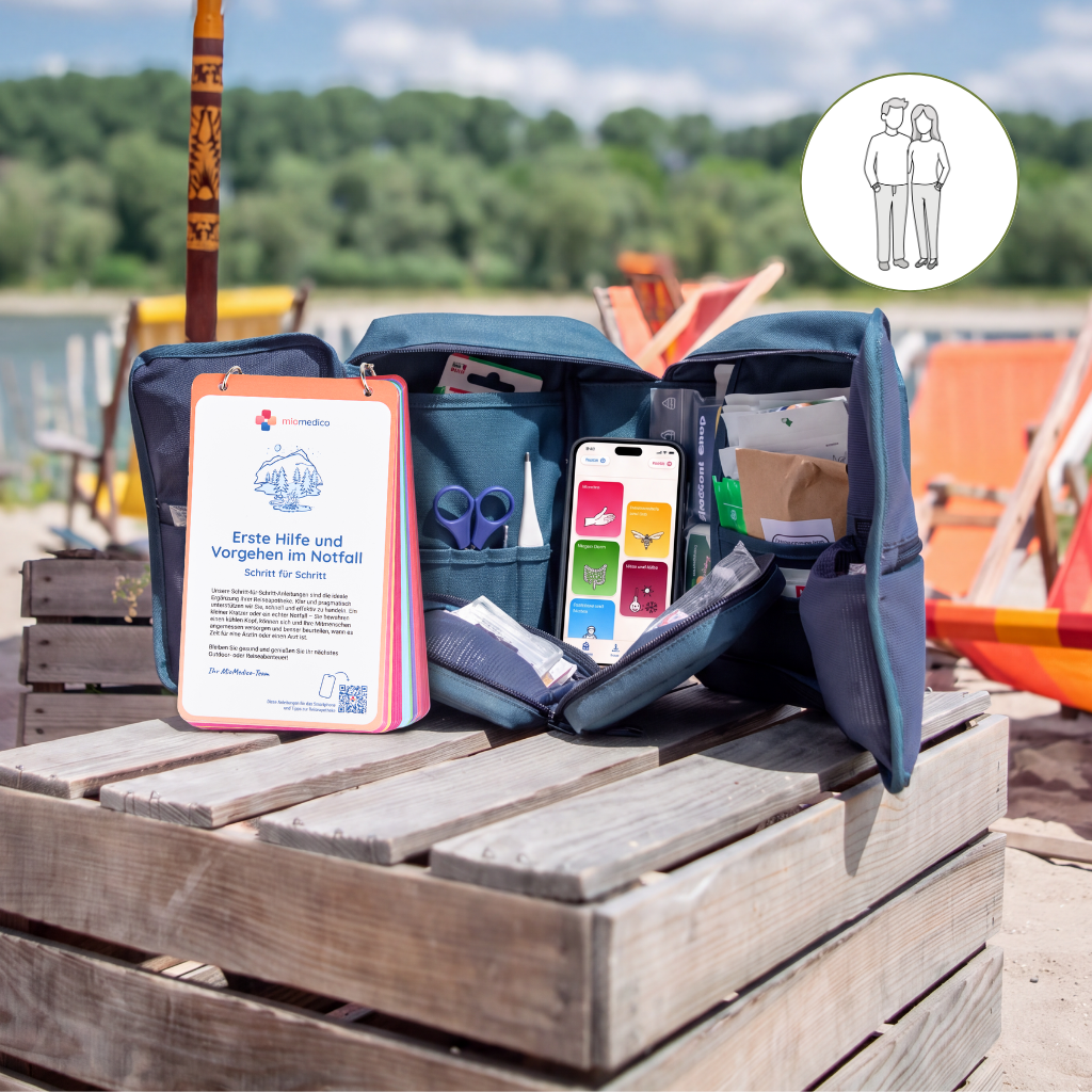 SPAR-PAKET "Reiseapotheke & Erste-Hilfe-Set  für 1-2 Erwachsene