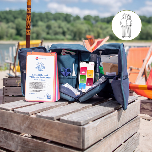 SPAR-PAKET "Reiseapotheke & Erste-Hilfe-Set  für 1-2 Erwachsene