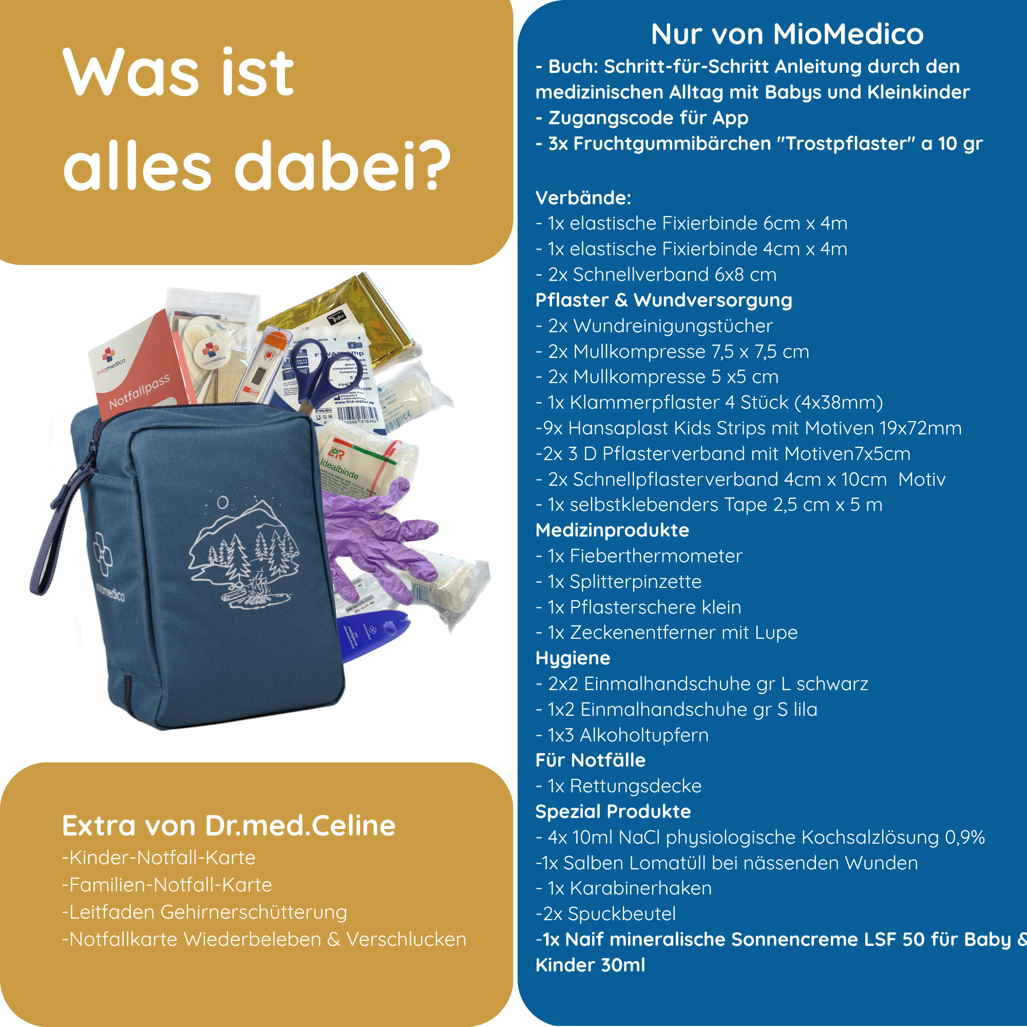 Bundle: Reiseapotheke + Erste-Hilfe-Set Baby & Kind