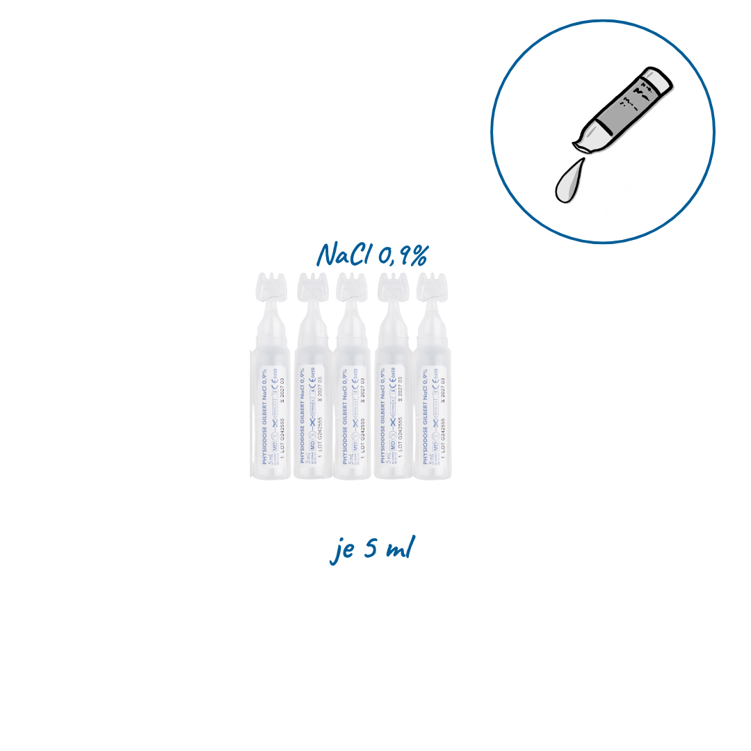 NaCl 0,9% physiologische Kochsalzlösung 5ml   5 Stück