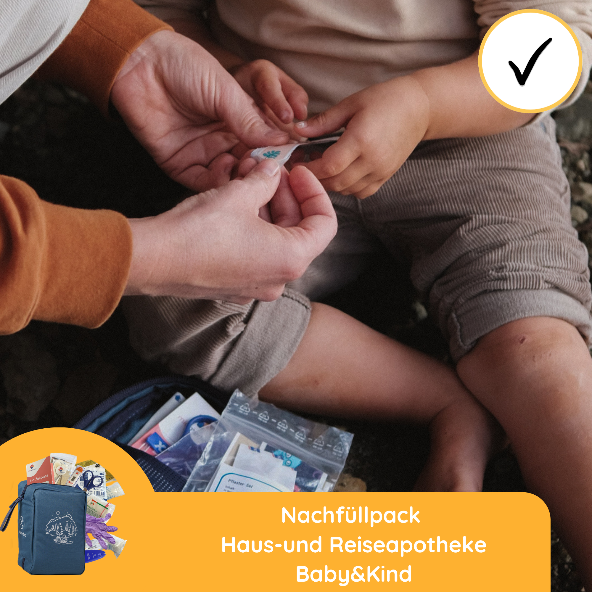 Nachfüllpack "Haus- und Reiseapotheke Baby & Kind"