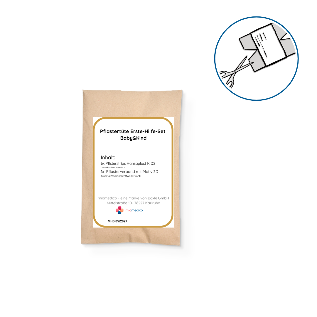 Pflastertüte "Reiseapotheke Baby & Kind"