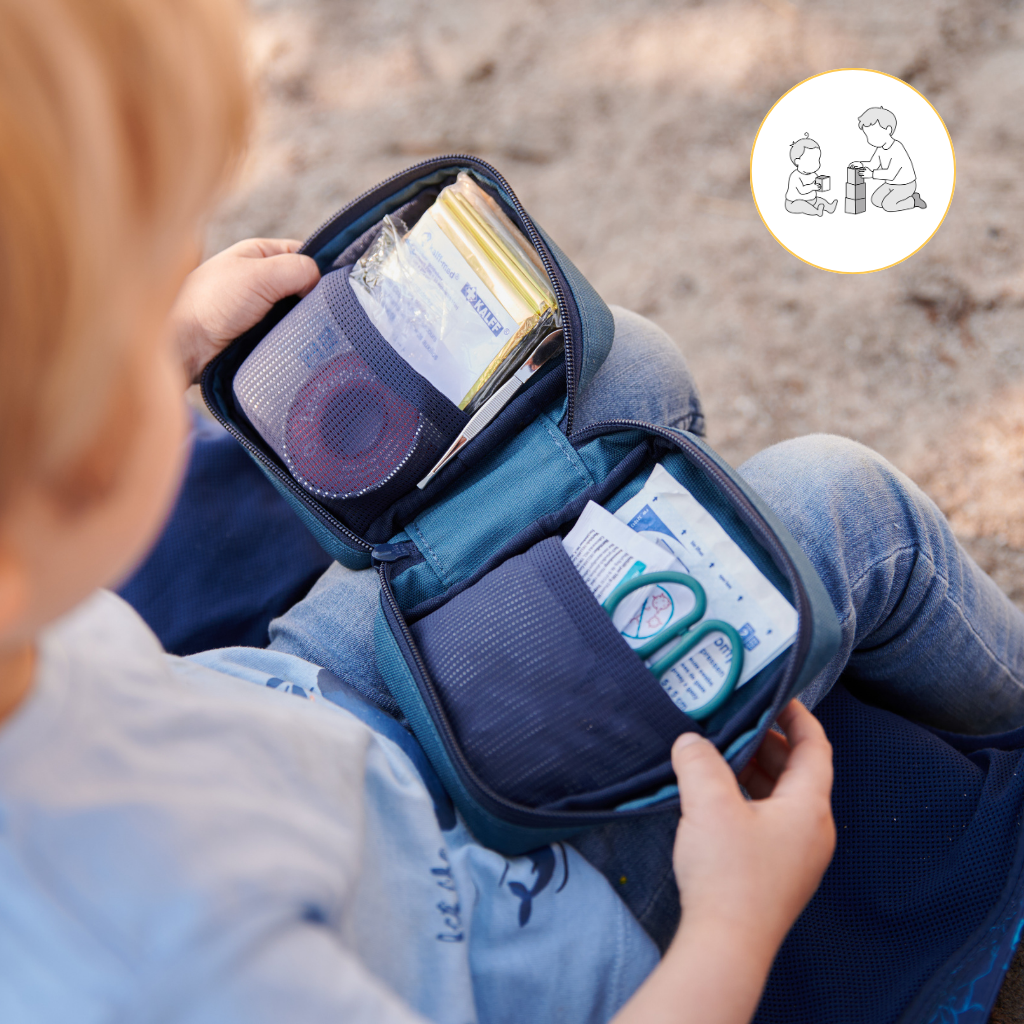 Erste-Hilfe-Set Baby & Kind für 1-3 Kids von 0-14 Jahren