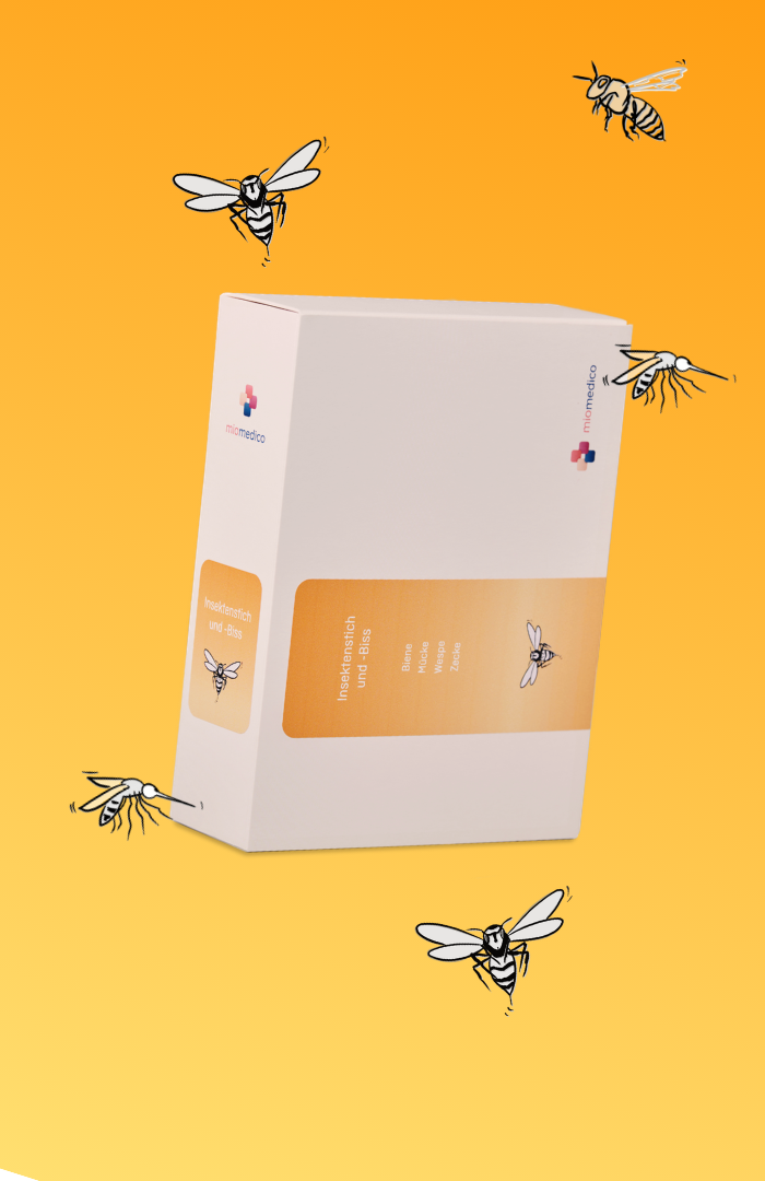 Box Insektenstich und -biss